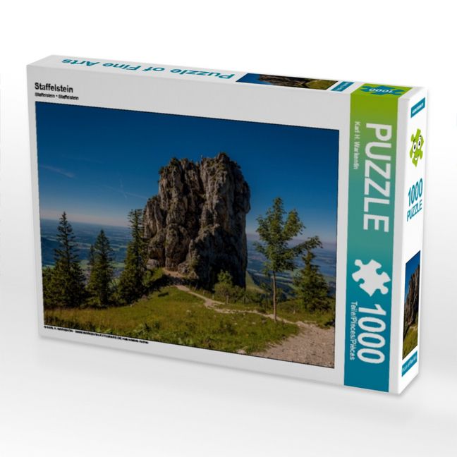 Produktbild: CALVENDO Puzzle Staffelstein 1000 Teile Puzzle quer | 1000 Teile Lege-Gr&ouml;&szlig;e 64 &times; 48 cm Foto-Puzzle f&uuml;r gl&uuml;ckliche Stunden