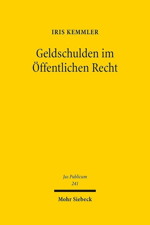 Produktbild: Geldschulden im Öffentlichen Recht