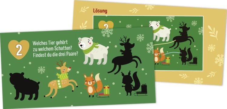 Produktbild: 24 lustige Adventsr&auml;tsel f&uuml;r Kinder