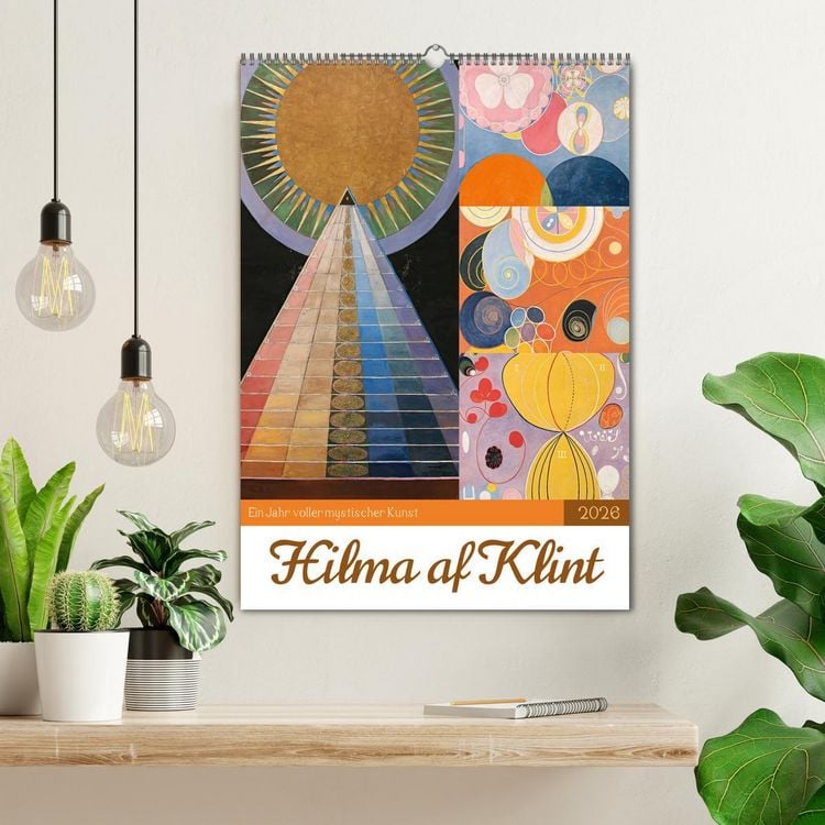 Produktbild: Hilma af Klint - Ein Jahr voller mystischer Kunst (Wandkalender 2026 DIN A2 hoch), CALVENDO Monatskalender