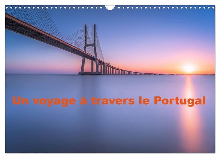 Produktbild: Un voyage &agrave; travers le Portugal (Calendrier mural 2026 DIN A3 vertical), CALVENDO calendrier mensuel