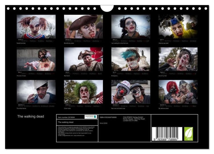 Produktbild: The walking dead (Wall Calendar 2027 DIN A4 landscape), CALVENDO 12 Month Wall Calendar