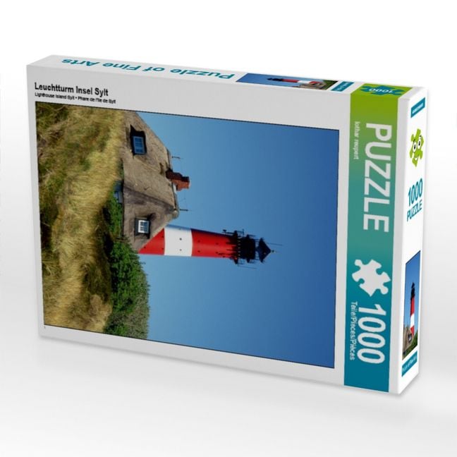 Produktbild: CALVENDO Puzzle Leuchtturm Insel Sylt | 1000 Teile Lege-Gr&ouml;&szlig;e 64x48cm Foto-Puzzle f&uuml;r gl&uuml;ckliche Stunden