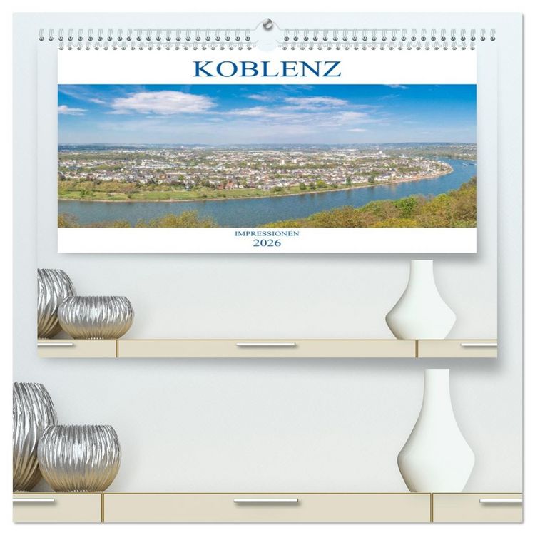 Produktbild: Koblenz Impressionen (hochwertiger Premium Wandkalender 2026 DIN A2 quer), Kunstdruck in Hochglanz
