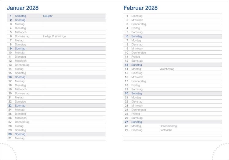 Produktbild: Tages-Cheftimer A6, petrol 2027