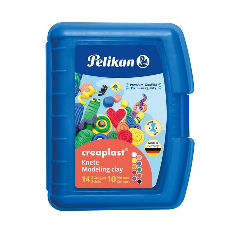 Produktbild: Pelikan Knete creaplast&reg; Blaue Box 14er Set