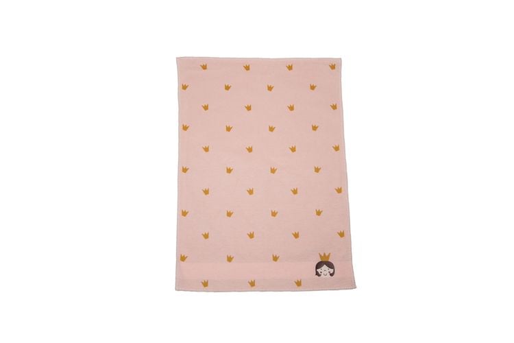 Produktbild: LENA 100% Baumwolldecke "Prinzessin" (GOTS) inkl. Stick