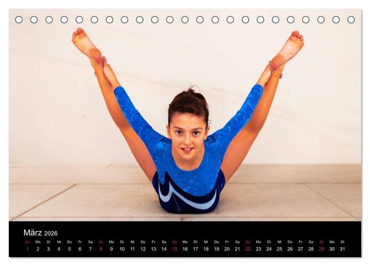 Produktbild: Rhythmische Sportgymnastik (Tischkalender 2026 DIN A5 quer), CALVENDO Monatskalender