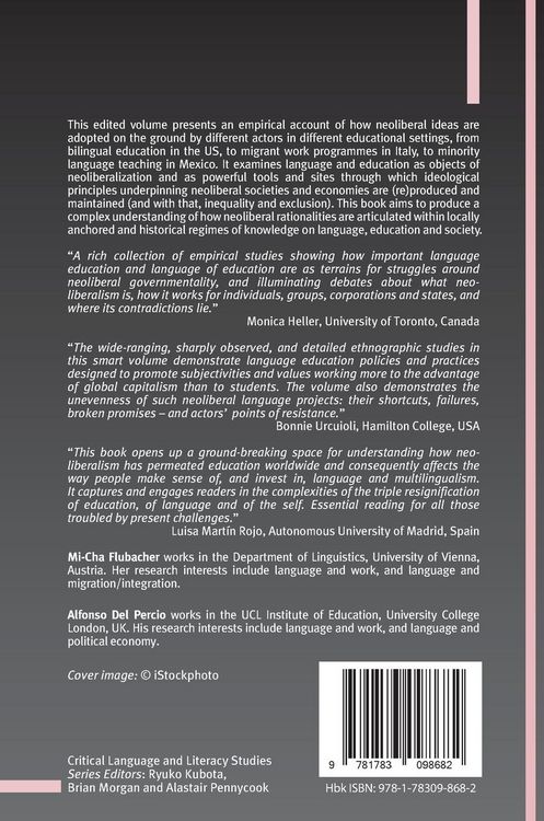 Produktbild: Language, Education and Neoliberalism