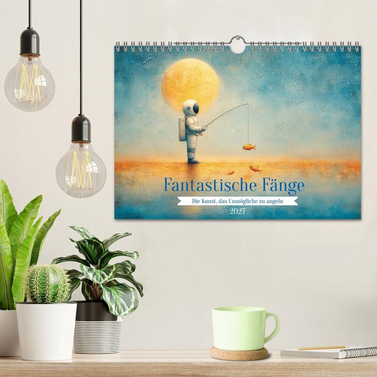 Produktbild: Fantastische F&auml;nge Die Kunst, das Unm&ouml;gliche zu angeln (Wandkalender 2027 DIN A4 quer), CALVENDO Monatskalender