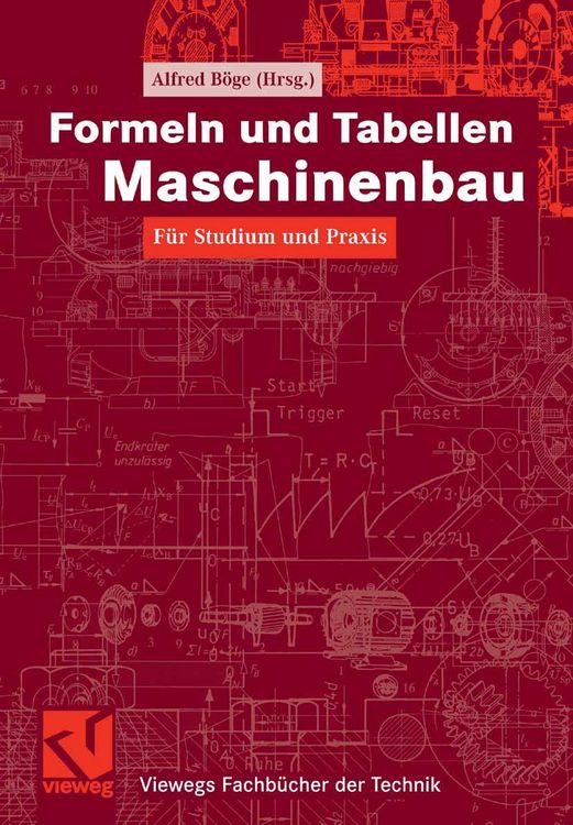 Produktbild: Formeln und Tabellen Maschinenbau