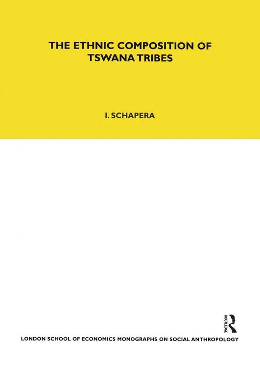 Produktbild: The Ethnic Composition of Tswana Tribes