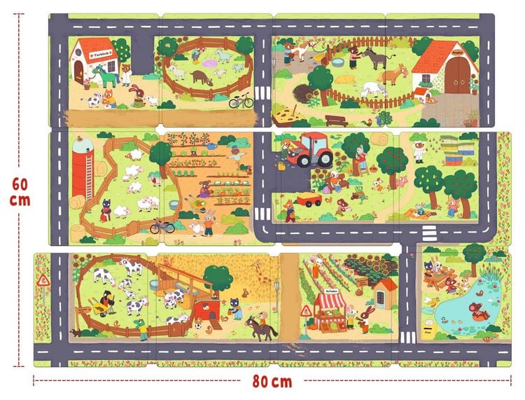 Produktbild: Mein Spielteppich-Buch. Bauernhof