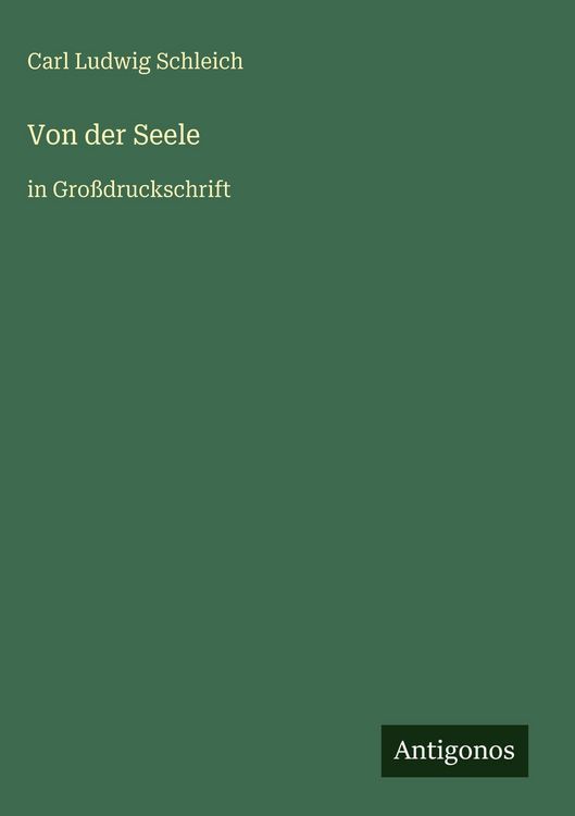 Produktbild: Von der Seele