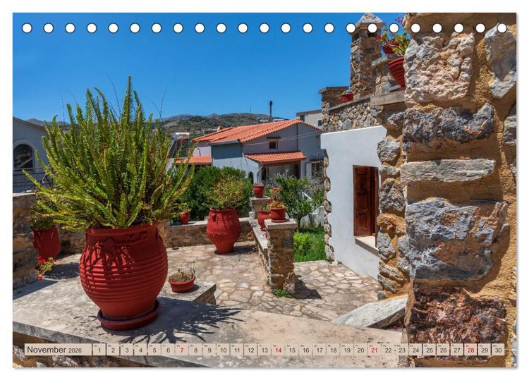 Produktbild: Kreta - Inselliebe (Tischkalender 2026 DIN A5 quer), CALVENDO Monatskalender