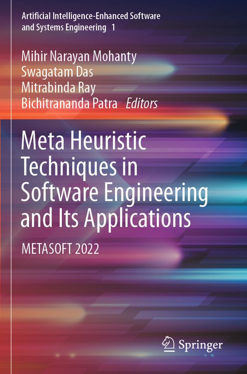 Produktbild: Meta Heuristic Techniques in Software Engineering and Its Applications