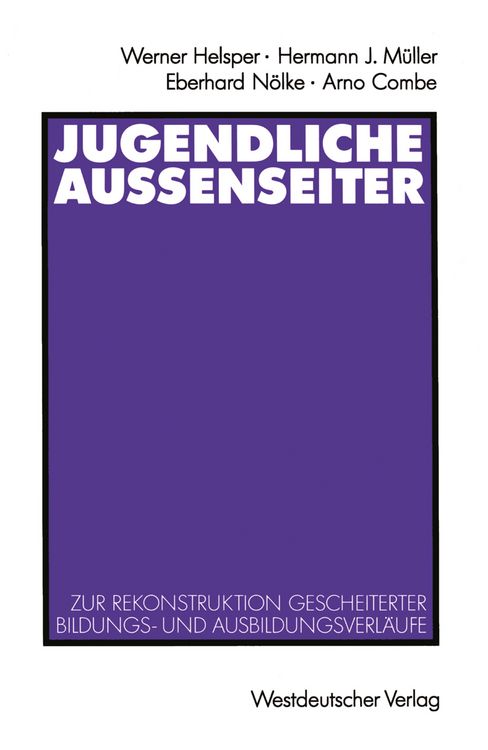 Produktbild: Jugendliche Au&szlig;enseiter