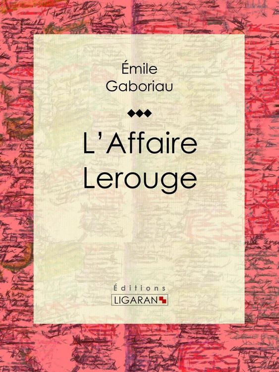 Produktbild: L'Affaire Lerouge