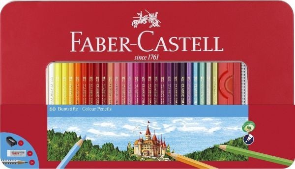 Produktbild: Faber-Castell Buntstift hexagonal 60er Metalletui