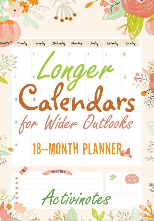 Produktbild: Longer Calendars for Wider Outlooks - 18-Month Planner