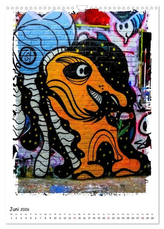 Produktbild: Street Art in Gent (Wandkalender 2026 DIN A3 hoch), CALVENDO Monatskalender