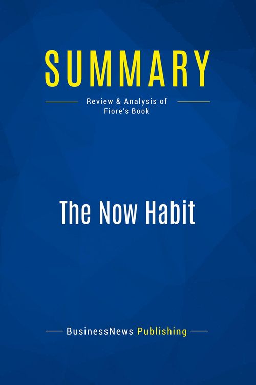 Produktbild: Summary: The Now Habit