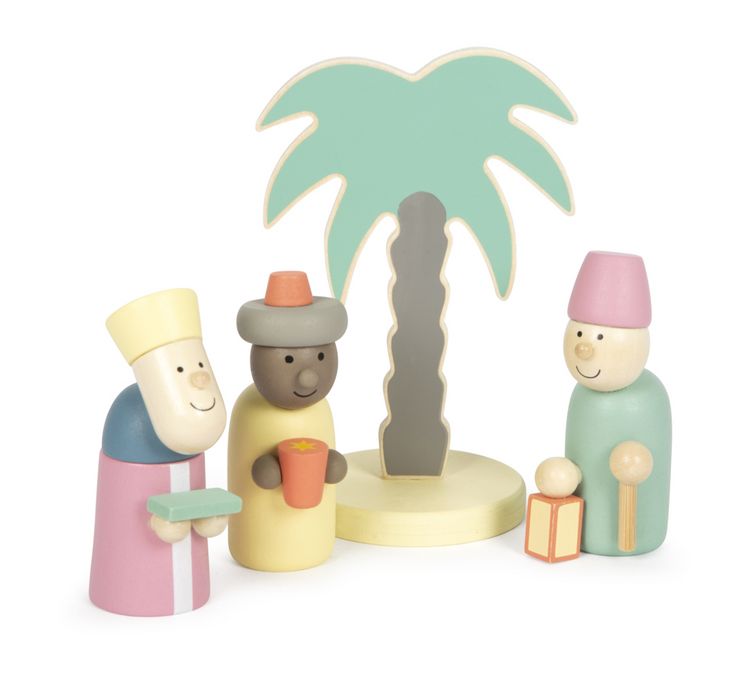 Produktbild: Spielset Holzkrippe Weihnachtsgeschichte