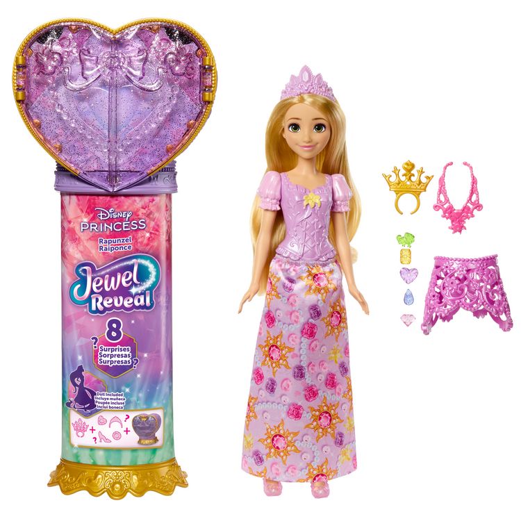 Produktbild: Disney Reveal Rapunzel Puppe.JLK28