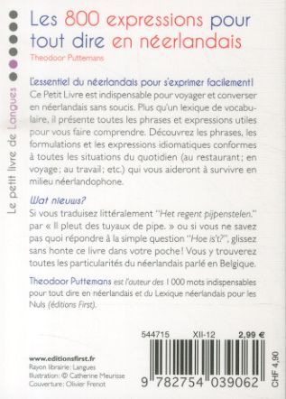 Produktbild: Les 800 expressions pour tout dire en n&eacute;erlandais