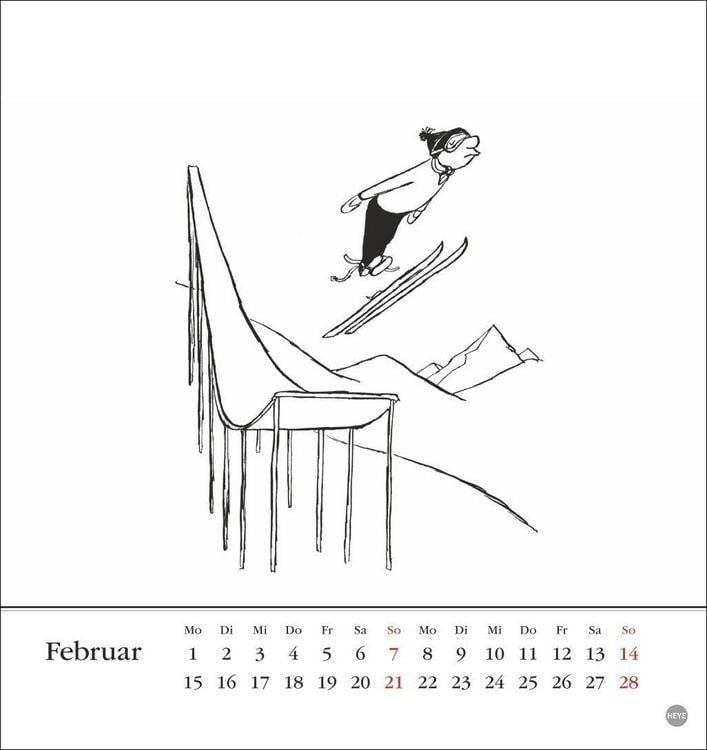 Produktbild: Loriot Postkartenkalender 2027