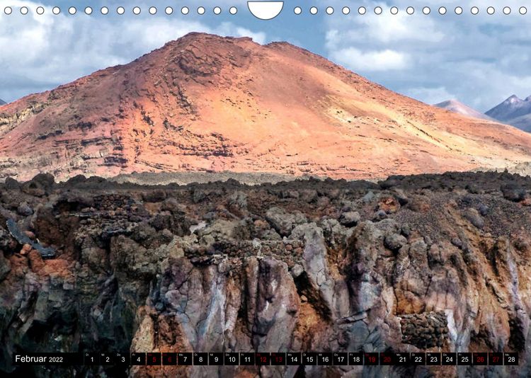 Produktbild: Vulkanlandschaften - Aus Lava und Asche modelliert (Wandkalender 2022 DIN A4 quer)