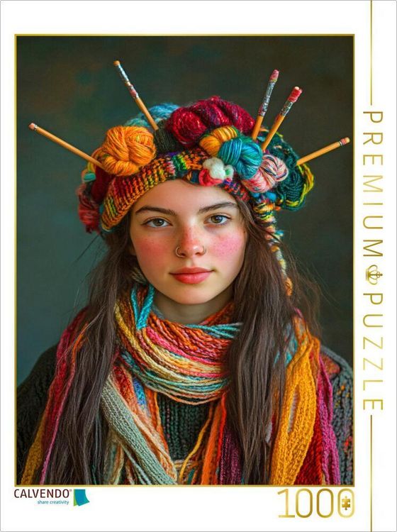 Produktbild: CALVENDO Puzzle Alternativer Strick | 1000 Teile Lege-Gr&ouml;&szlig;e 64x48cm Foto-Puzzle f&uuml;r gl&uuml;ckliche Stunden