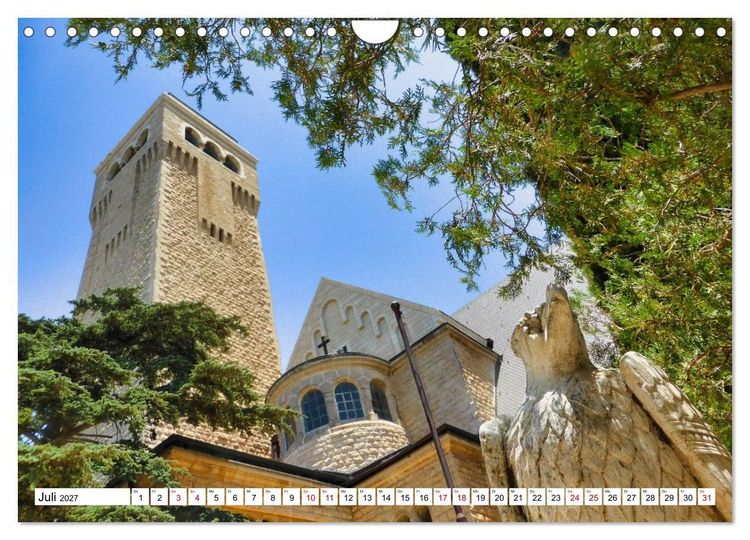 Produktbild: Evangelisch in Jerusalem (Wandkalender 2027 DIN A4 quer), CALVENDO Monatskalender