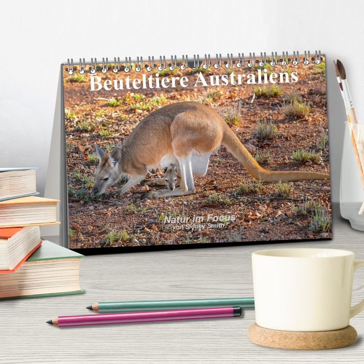 Produktbild: Beuteltiere Australiens (Tischkalender 2026 DIN A5 quer), CALVENDO Monatskalender