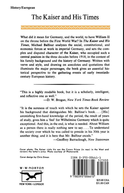 Produktbild: Kaiser and His Times