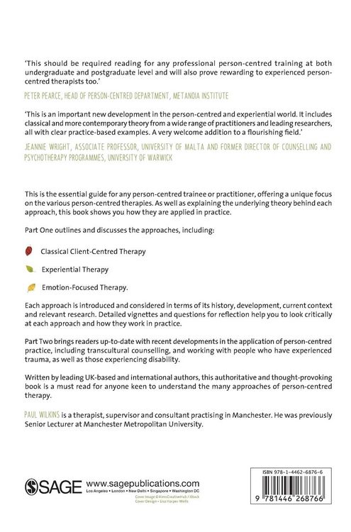 Produktbild: Person-centred and Experiential Therapies