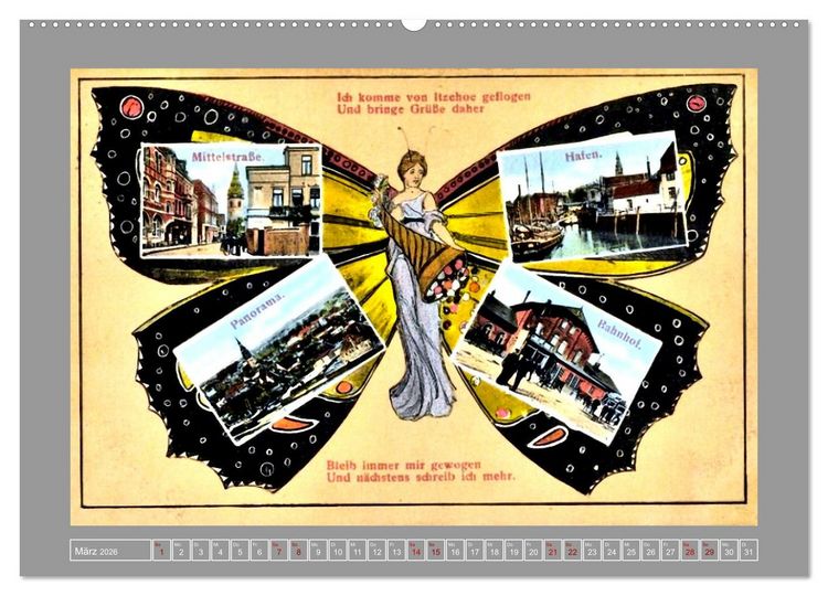 Produktbild: Gru&szlig; aus Itzehoe (hochwertiger Premium Wandkalender 2026 DIN A2 quer), Kunstdruck in Hochglanz