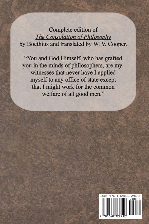 Produktbild: The Consolation of Philosophy