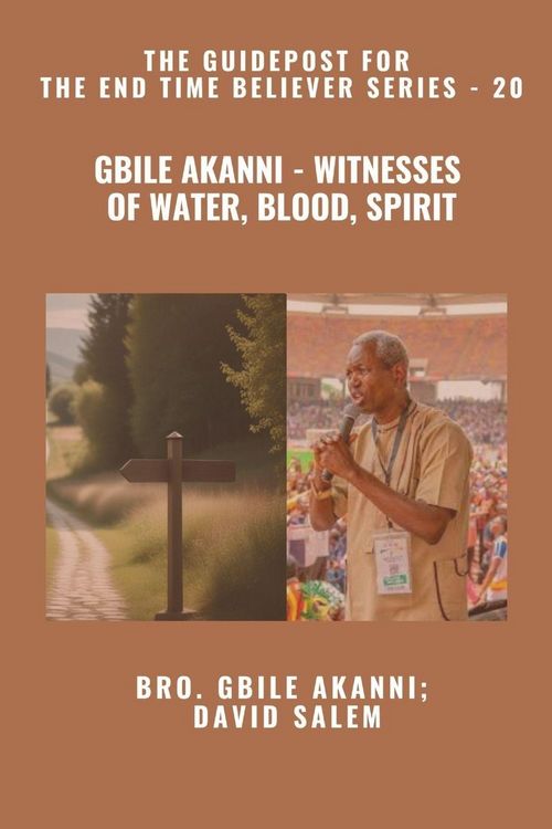 Produktbild: Gbile Akanni - Witnesses Of Water, Blood, Spirit - The Guidepost For the End Time Believer Series - 20 of 22