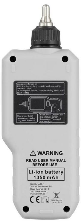 Produktbild: VOLTCRAFT VBM-50 Vibrationsmessger&auml;t 5