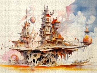 Produktbild: CALVENDO Puzzle Ein Motiv aus dem Kalender "Kuriose H&auml;user" | 1000 Teile Lege-Gr&ouml;&szlig;e 64x48cm Foto-Puzzle f&uuml;r gl&uuml;ckliche Stunden