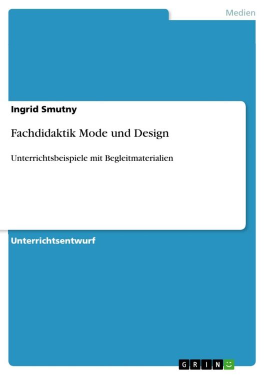 Produktbild: Fachdidaktik Mode und Design
