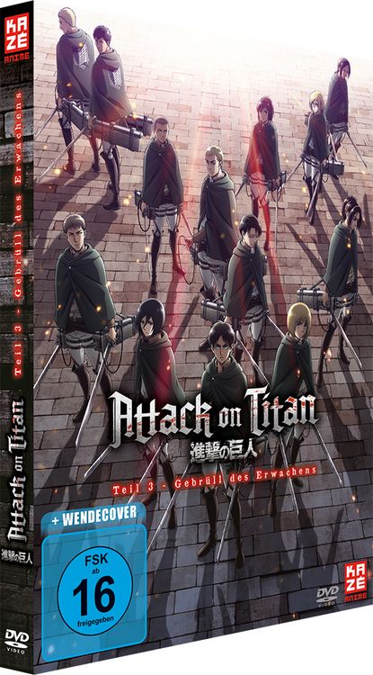Produktbild: Attack on Titan - Anime Movie Teil 3: Gebr&uuml;ll des Erwachens