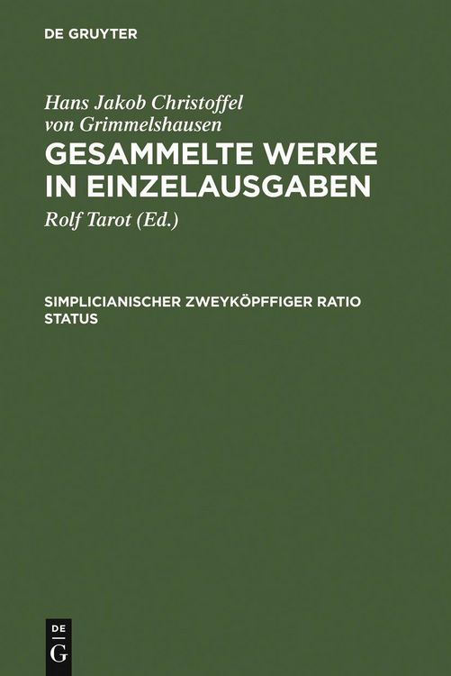 Produktbild: Simplicianischer Zweyk&ouml;pffiger Ratio Status
