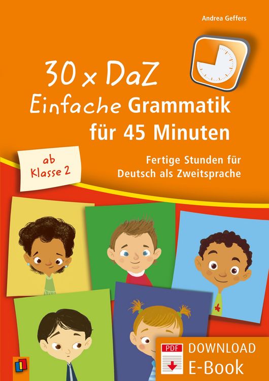 Produktbild: 30 x DaZ: Einfache Grammatik f&uuml;r 45 Minuten