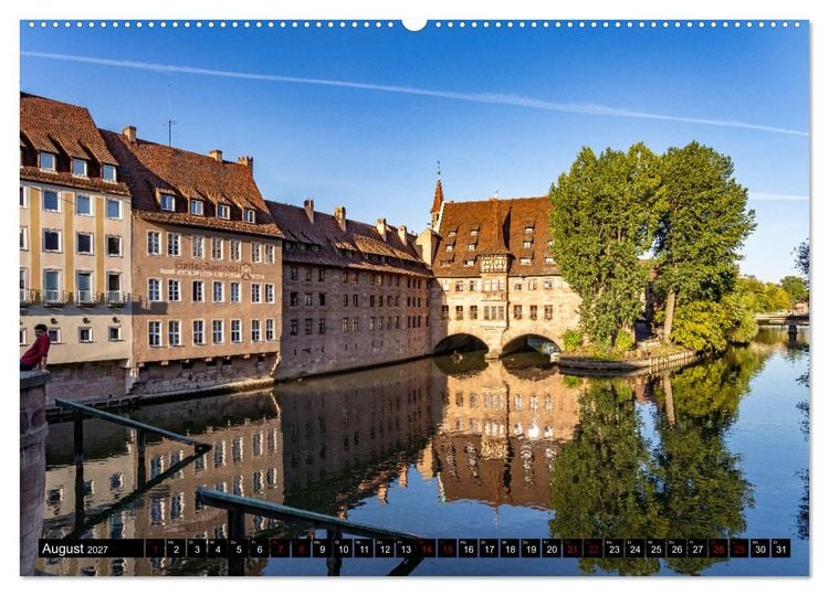 Produktbild: Wunderbares N&uuml;rnberg (Wandkalender 2027 DIN A2 quer), CALVENDO Monatskalender