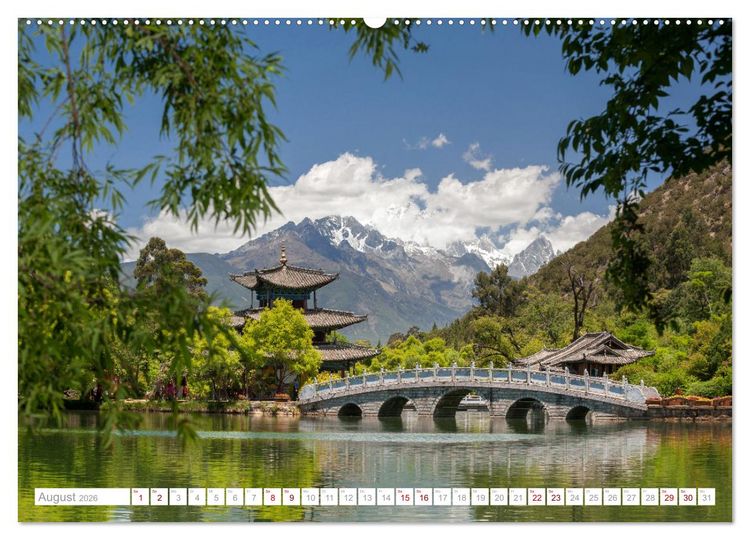 Produktbild: Asien - Kontinent der Farben (hochwertiger Premium Wandkalender 2026 DIN A2 quer), Kunstdruck in Hochglanz