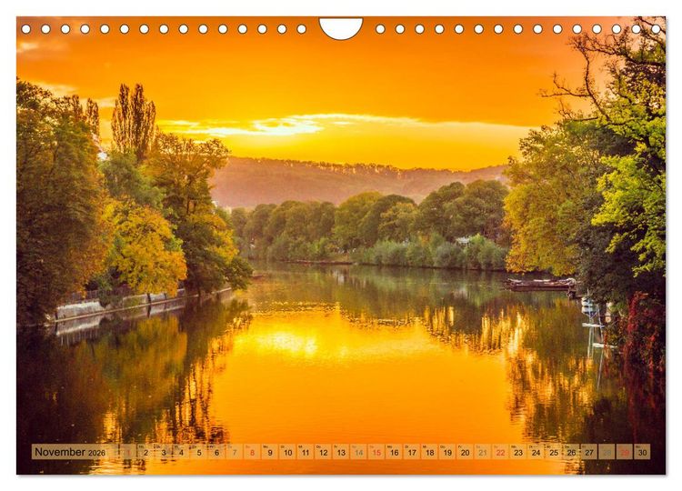 Produktbild: T&uuml;bingen - Impressionen aus der Universit&auml;tsstadt (Wandkalender 2026 DIN A4 quer), CALVENDO Monatskalender