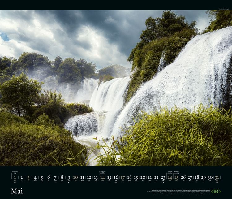 Produktbild: GEO Edition: Kräfte der Natur 2026 - Wand-Kalender - Poster-Kalender - 70x60