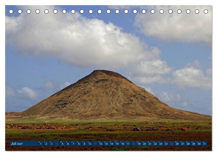 Produktbild: SAL - Kapverdische Insel (Tischkalender 2027 DIN A5 quer), CALVENDO Monatskalender
